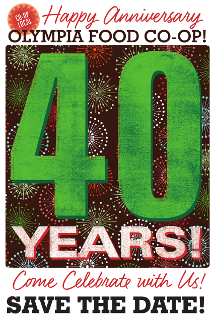 graphic for 40 years Celebration