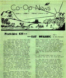 Co-op News February 1981 cover