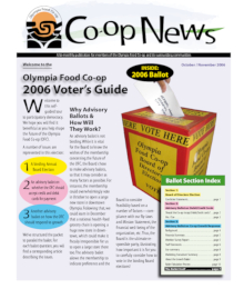 Co-op News October & November 2006 cover