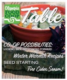 Table Magazine Winter 2018 cover