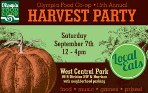 Co-op Harvest Party Poster 2019