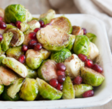 Image of Brussels Sprouts with Pomegranate Glaze