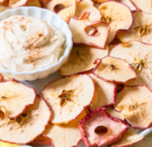 Image of Cinnamon Apple Chips with Dip