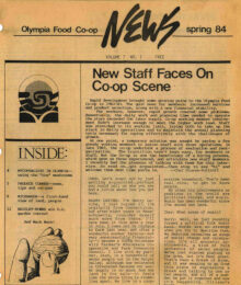 Cover of Co-op News Spring 1985