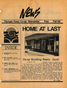 Cover of Co-op News, Fall 1984