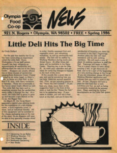 Cover of Co-op News, Spring 1986